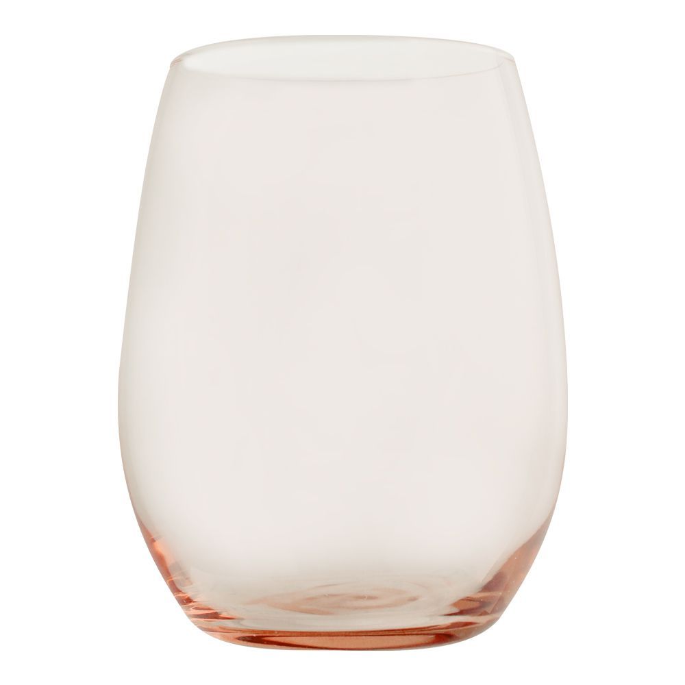 Pasabahce Amber Tumbler Glass Set, 6 Pieces, Pink, 420825-66