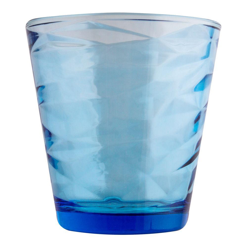 Pasabahce Origami Tumbler Glass Set, 6 Pieces, Blue, 52650-98