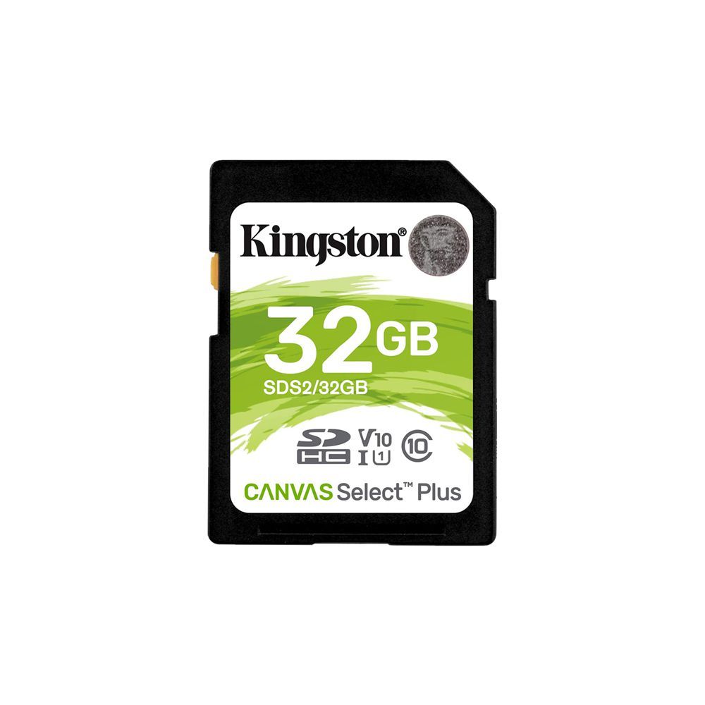 Kingston Canvas Select Plus 32GB SDHC 100MB/s SD Card, SDS2/32GB