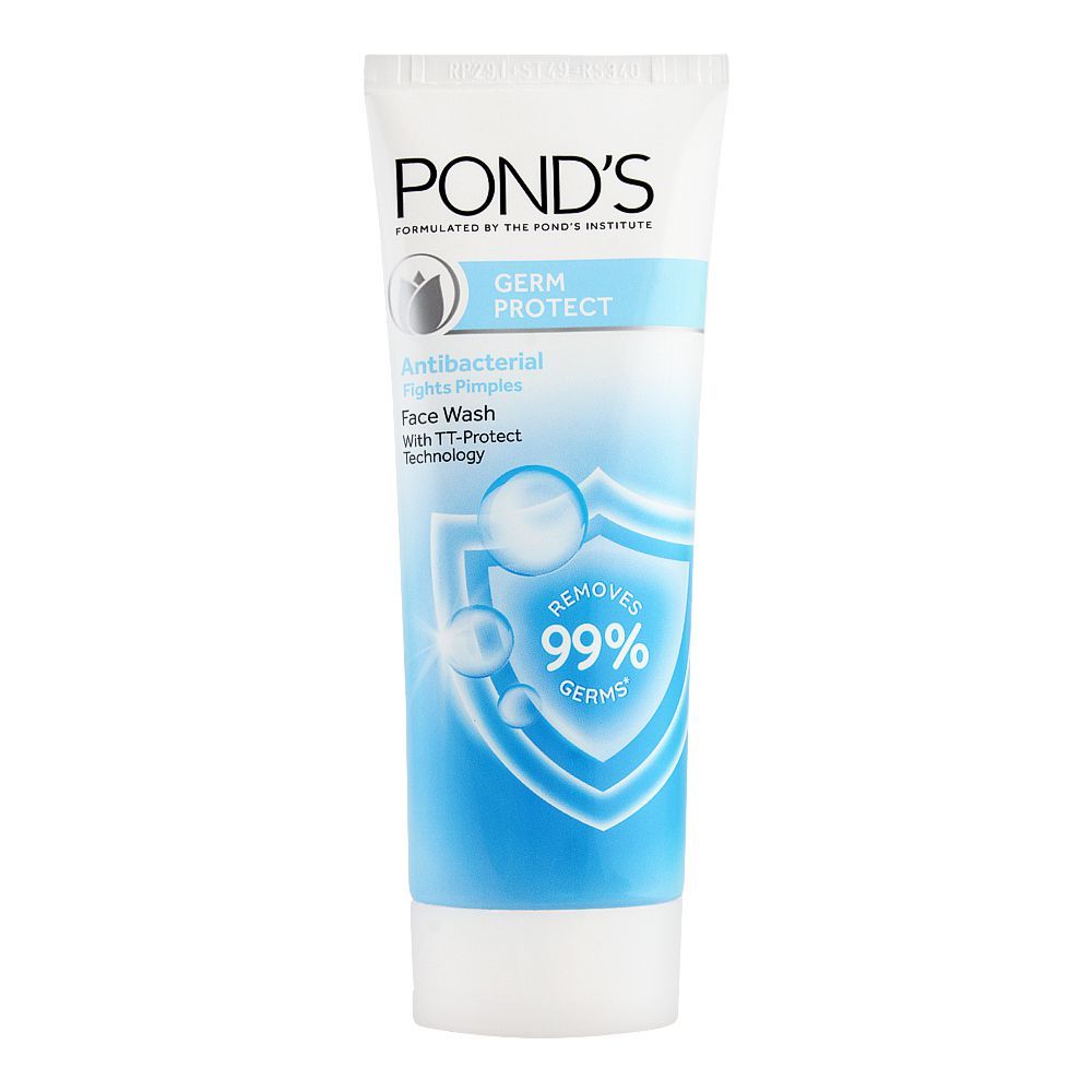 Pond's Germ Protect Antibacterial Fights Pimples Face Wash, 100g