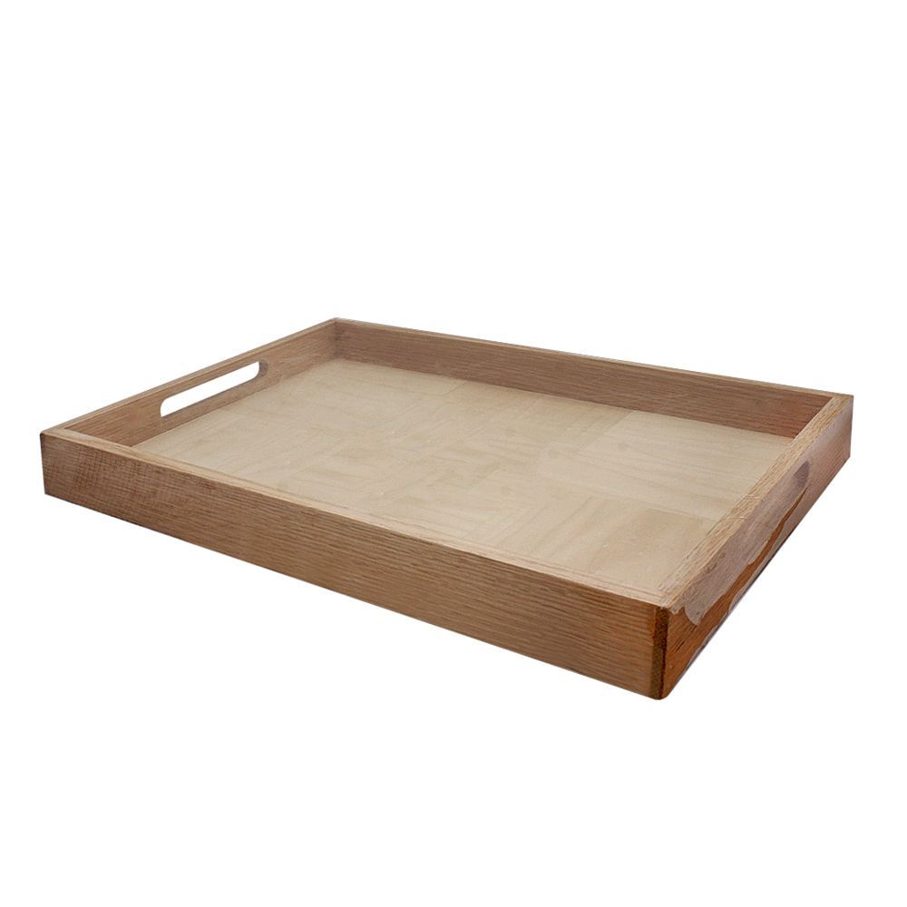 Elegant Wood Tray, 17x11.5 Inches, EH0102