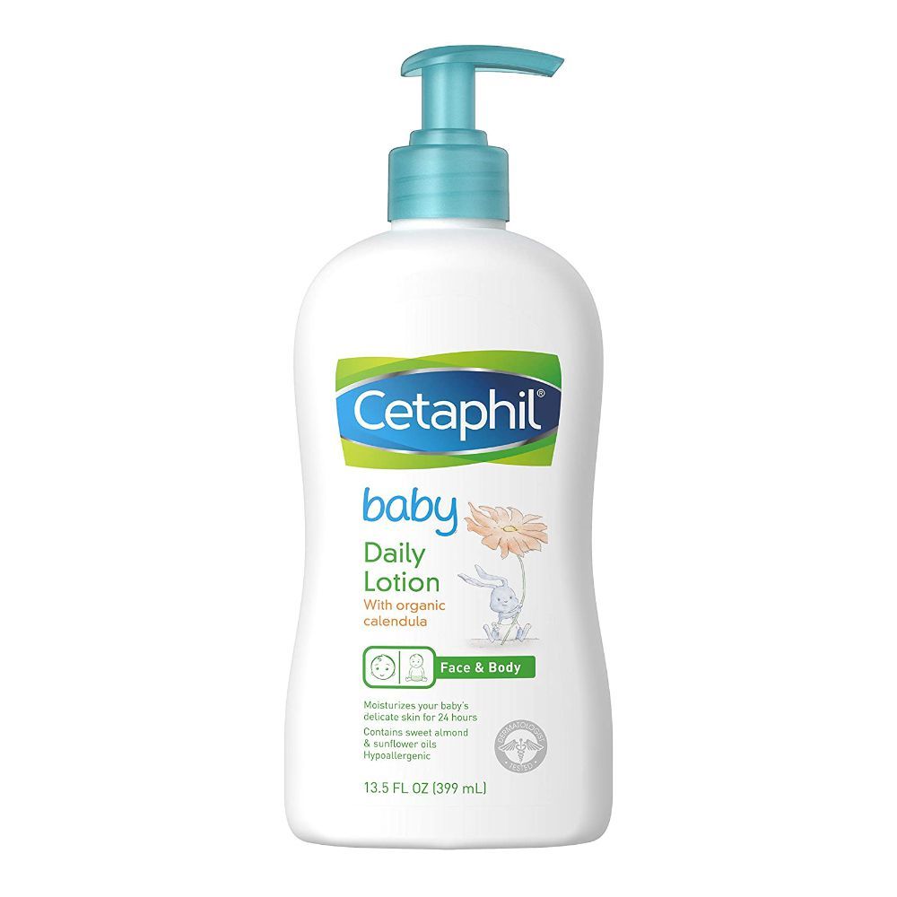 Cetaphil Baby Organic Calendula Daily Face & Body Lotion, 399ml