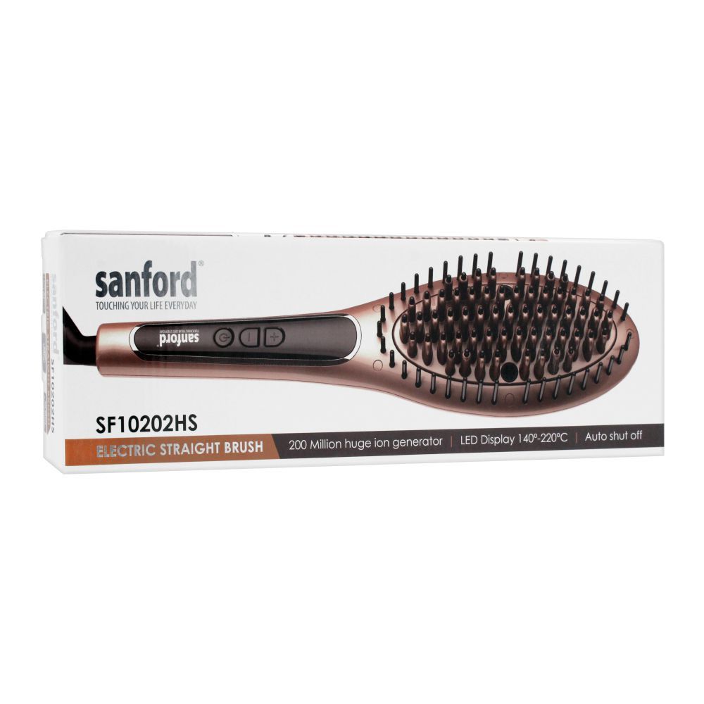 Sanford Electric Straightener Brush, SF-10202HS