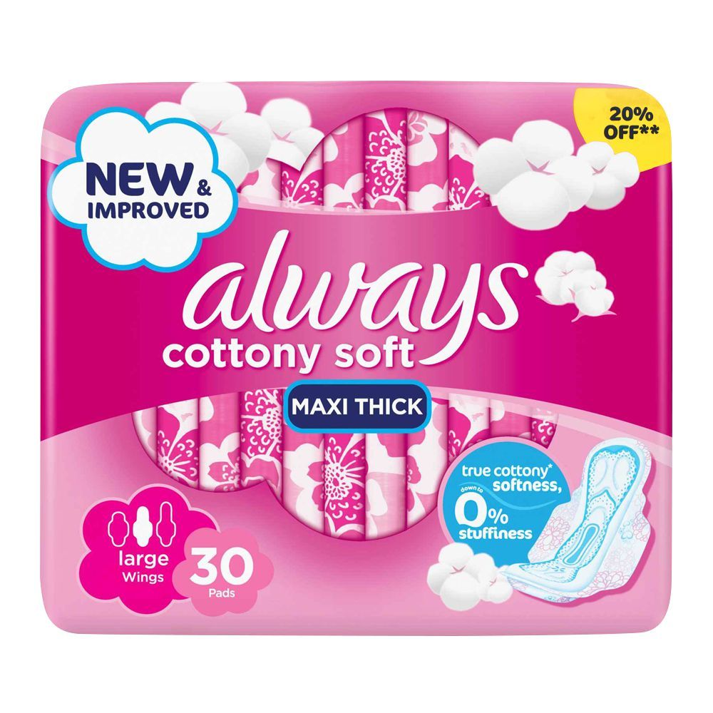 Always Cottony Soft Maxi Thick Wings Pads