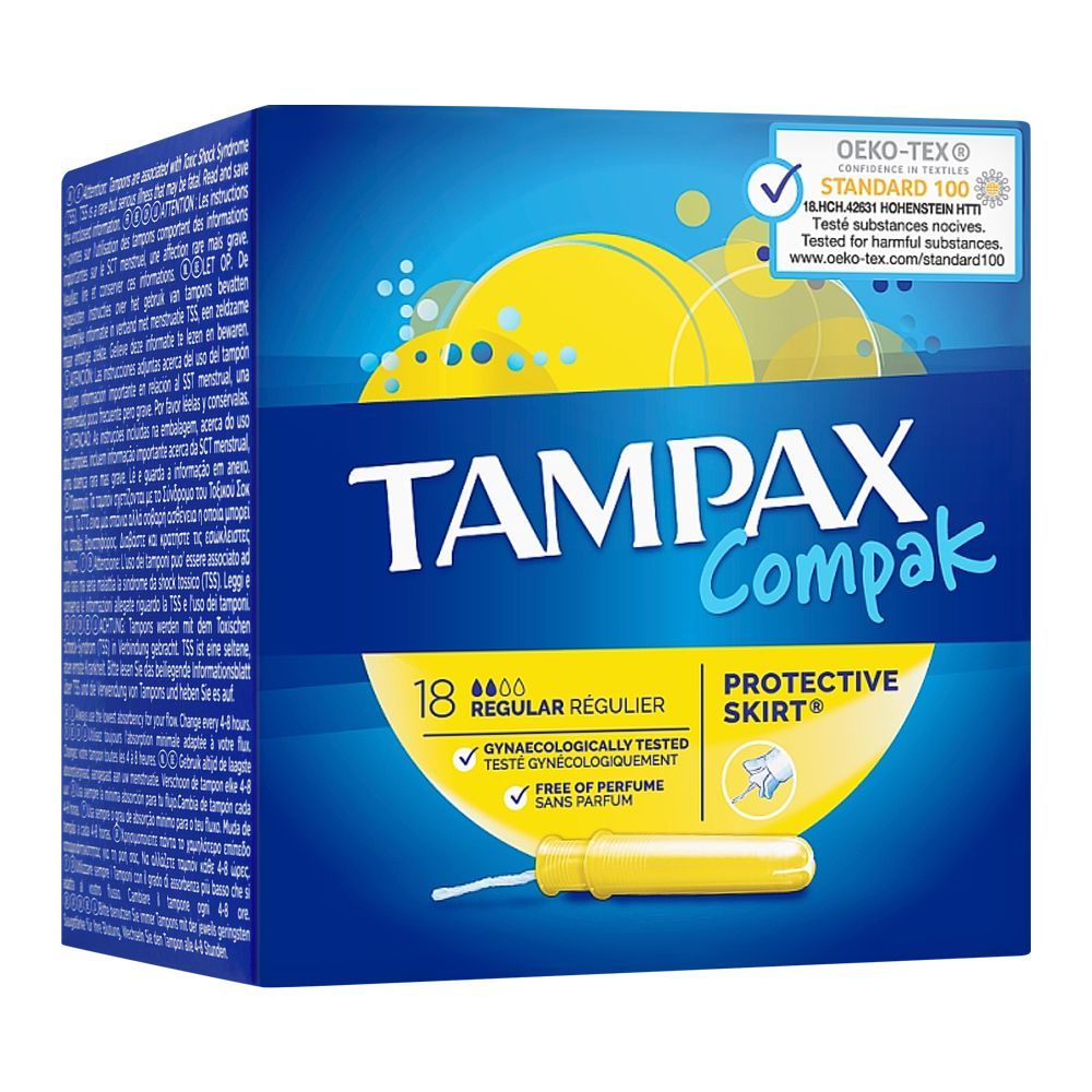Tampax Compak Protective Skirt Tampons