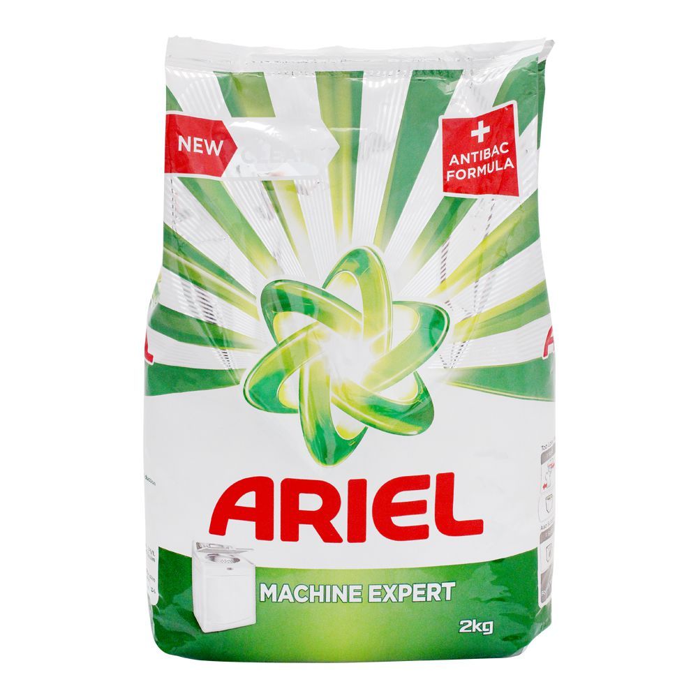 Ariel Anti-Bact Machine Expert Washing Powder, 2 KG