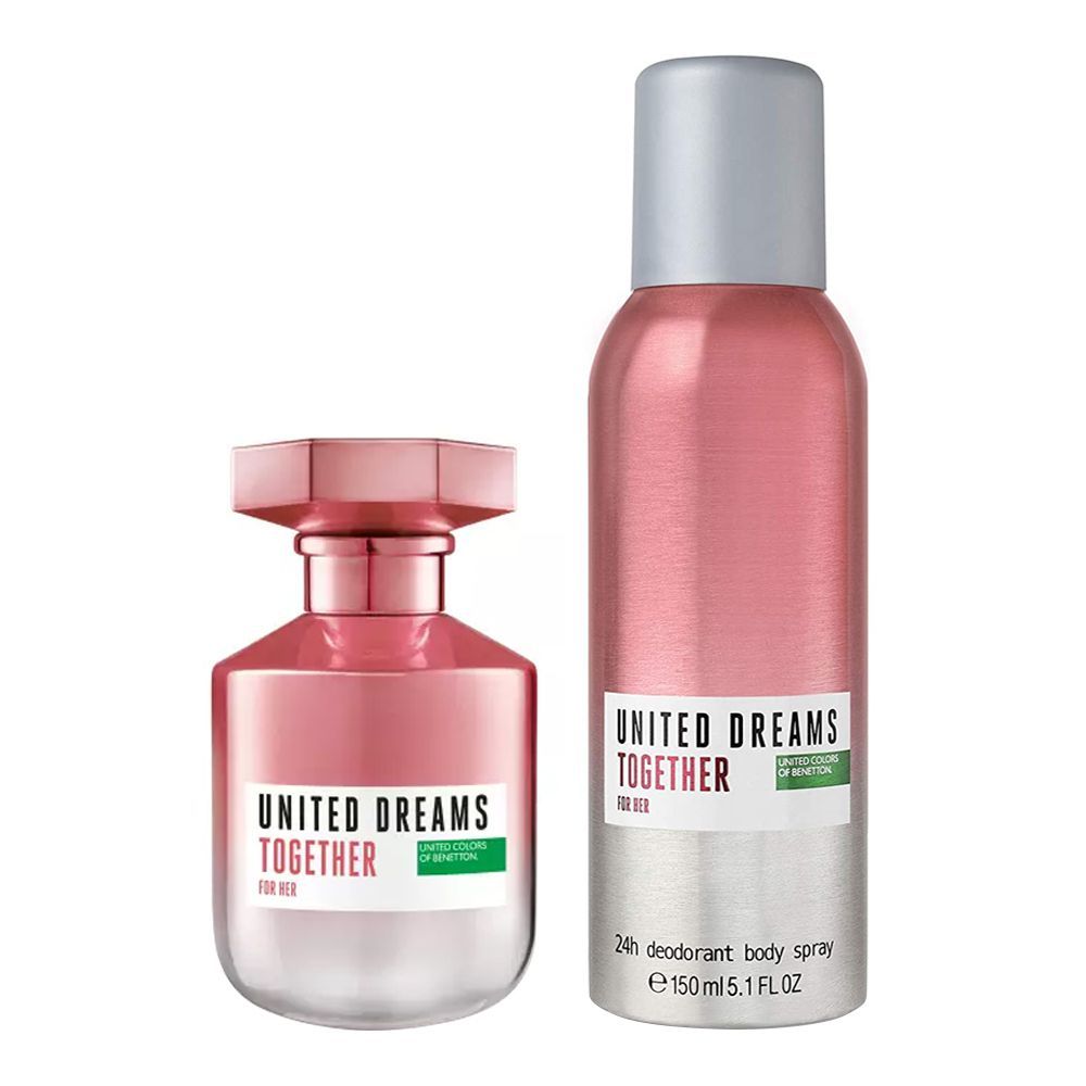 United Colors Of Benetton Dreams Together For Her Set EDT 80ml + Deodorant 150ml