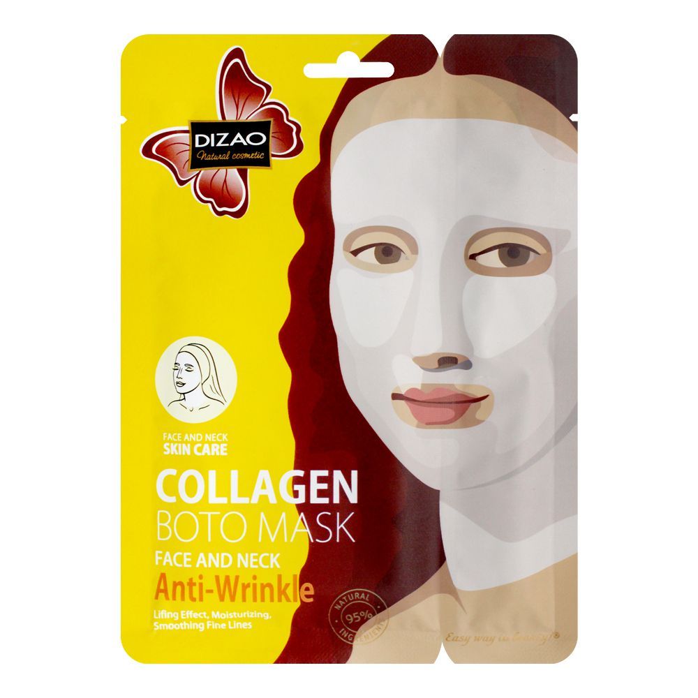 Dizao Collagen Anti-Wrinkle Face And Neck Boto Mask, 36g