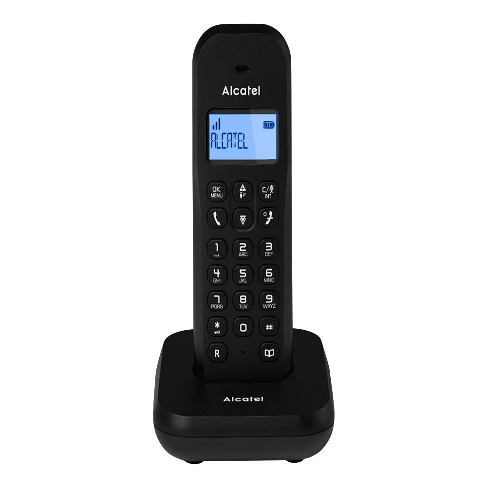 Alcatel Corded Telephone E155, 01 Year Brand Warranty, Black