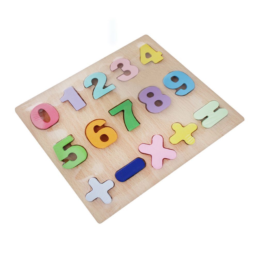 Live Long Wooden 3D Number Puzzle Board, 2445-13