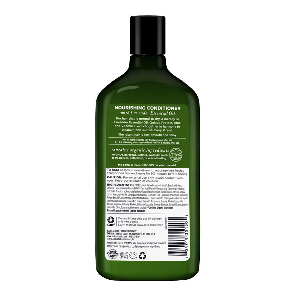 Purchase Avalon Organics Nourishing Lavender Conditioner, 312g Online ...