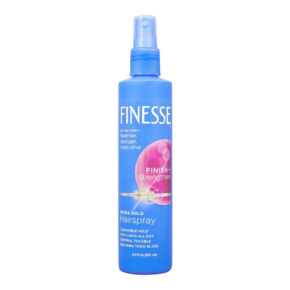 Finesse Finish+ Strengthen Extra Hold Hair Spray, 251ml