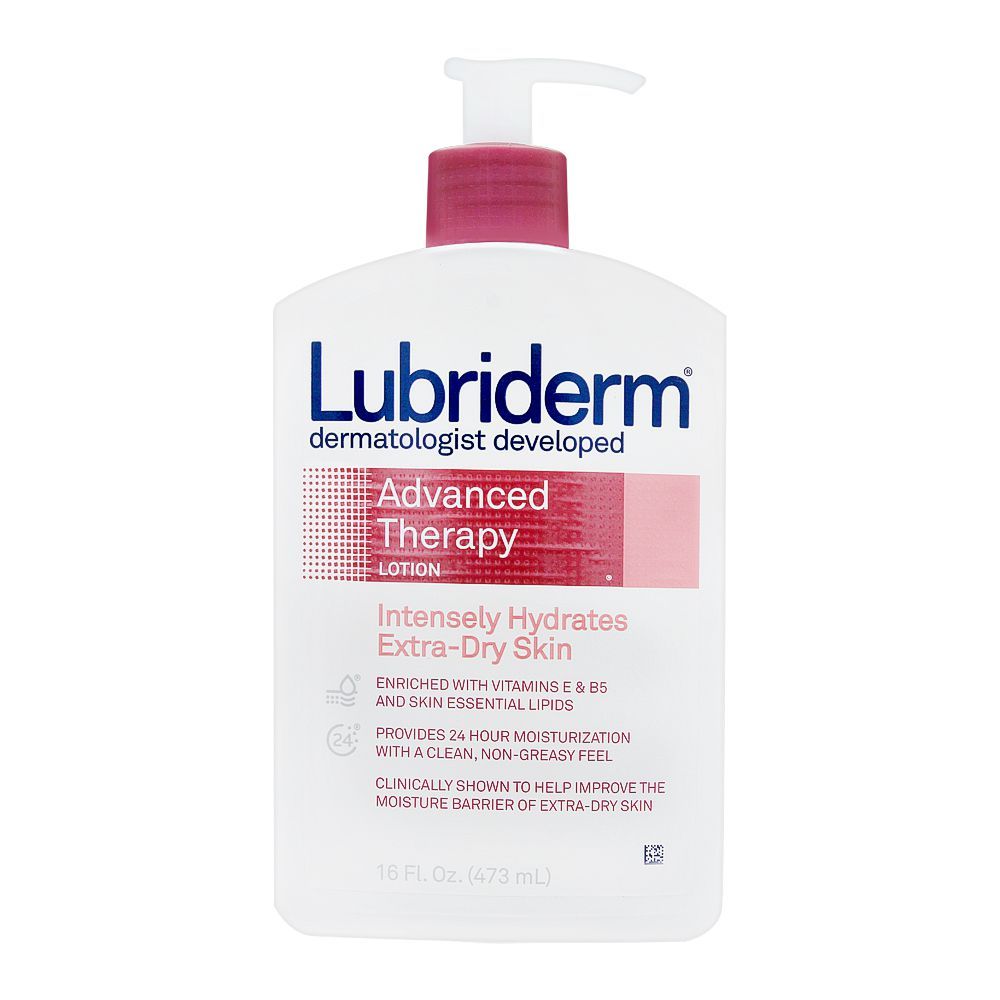 Lubriderm Advanced Therapy Intensely Hydrates Extra Dry Skin Lotion, 473ml