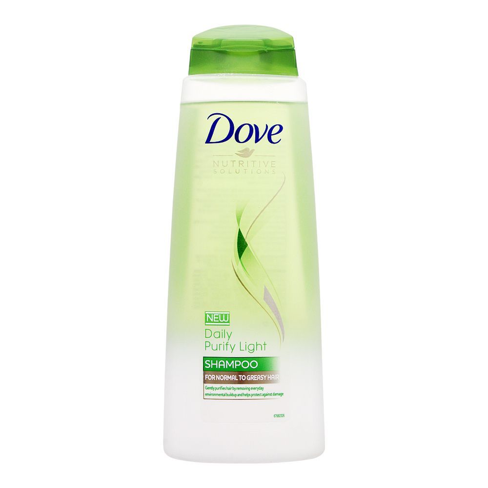 Dove Nutritive Solutions Daily Purify Light Shampoo, For Normal To Greasy Hair, Imported, 400ml