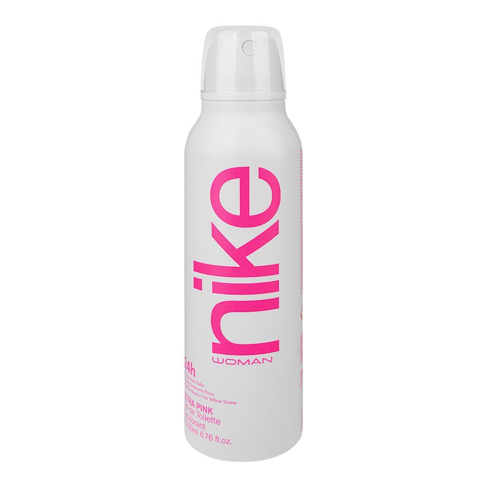 Nike Ultra Pink Deodorant Spray, Eau de Toilette, 24 Hours Lasting, For Women's, 200ml