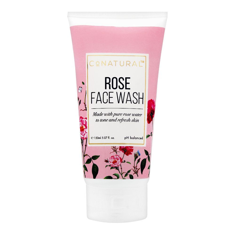 CoNatural Rose Face Wash, 150ml