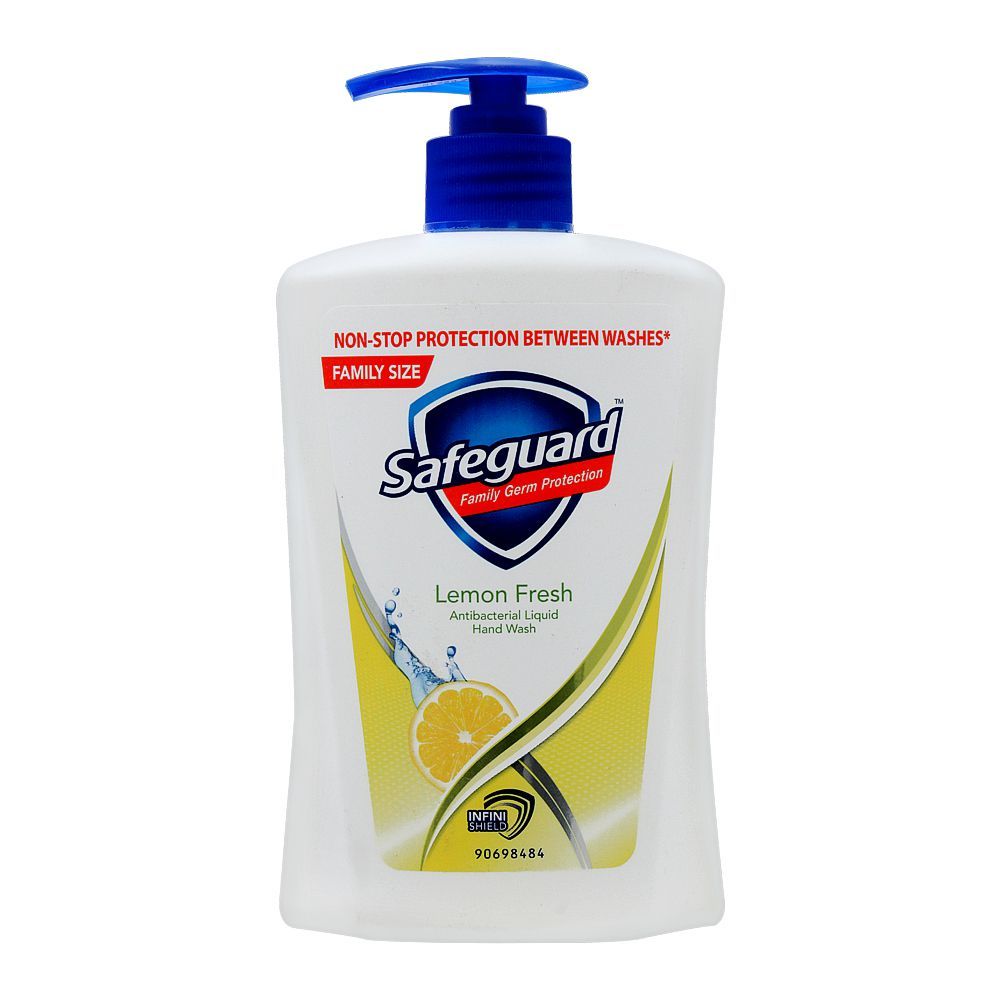 Safeguard Lemon Fresh Antibacterial Liquid Hand Wash, 420ml