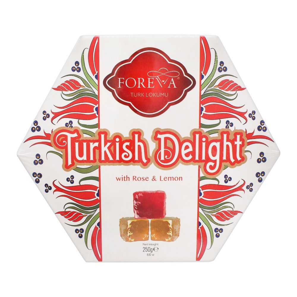 Foreva Turkish Delight With Rose & Lemon, 250g, LOK-6018