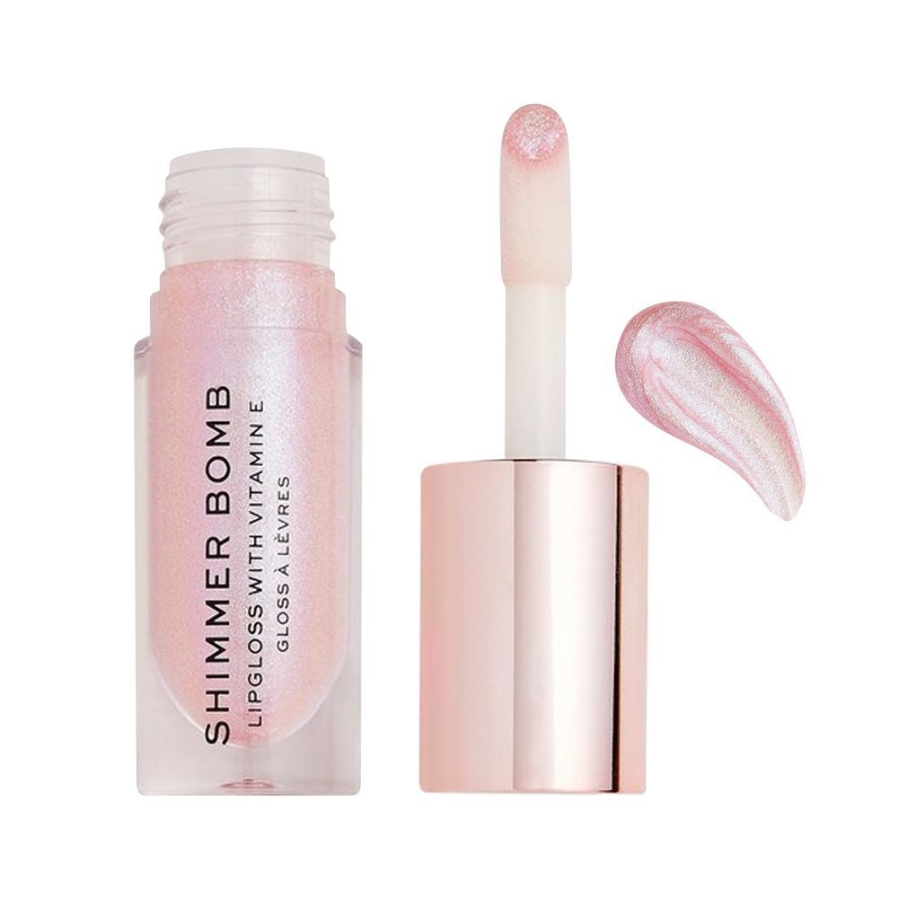 Makeup Revolution Shimmer Bomb Lip Gloss, Sparkle