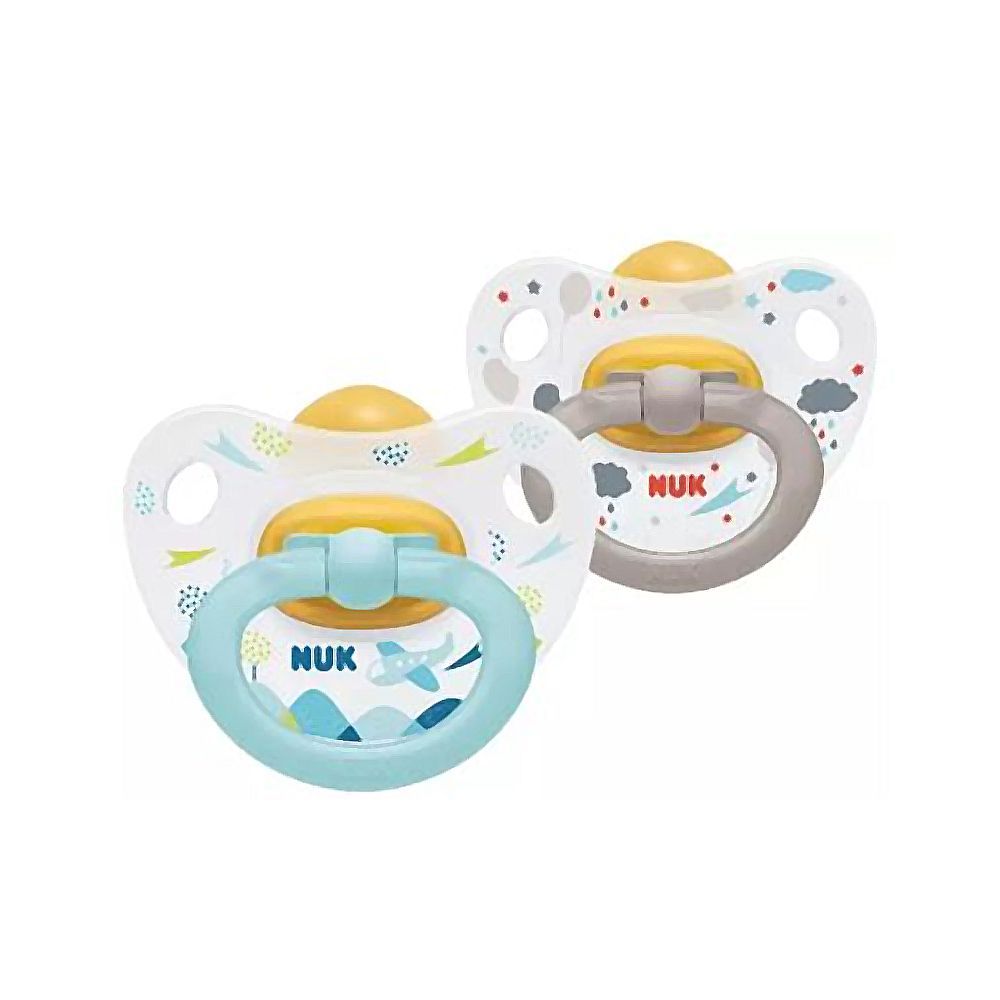 Nuk Happy Kids Latex Soother, 0-6m, 10725182