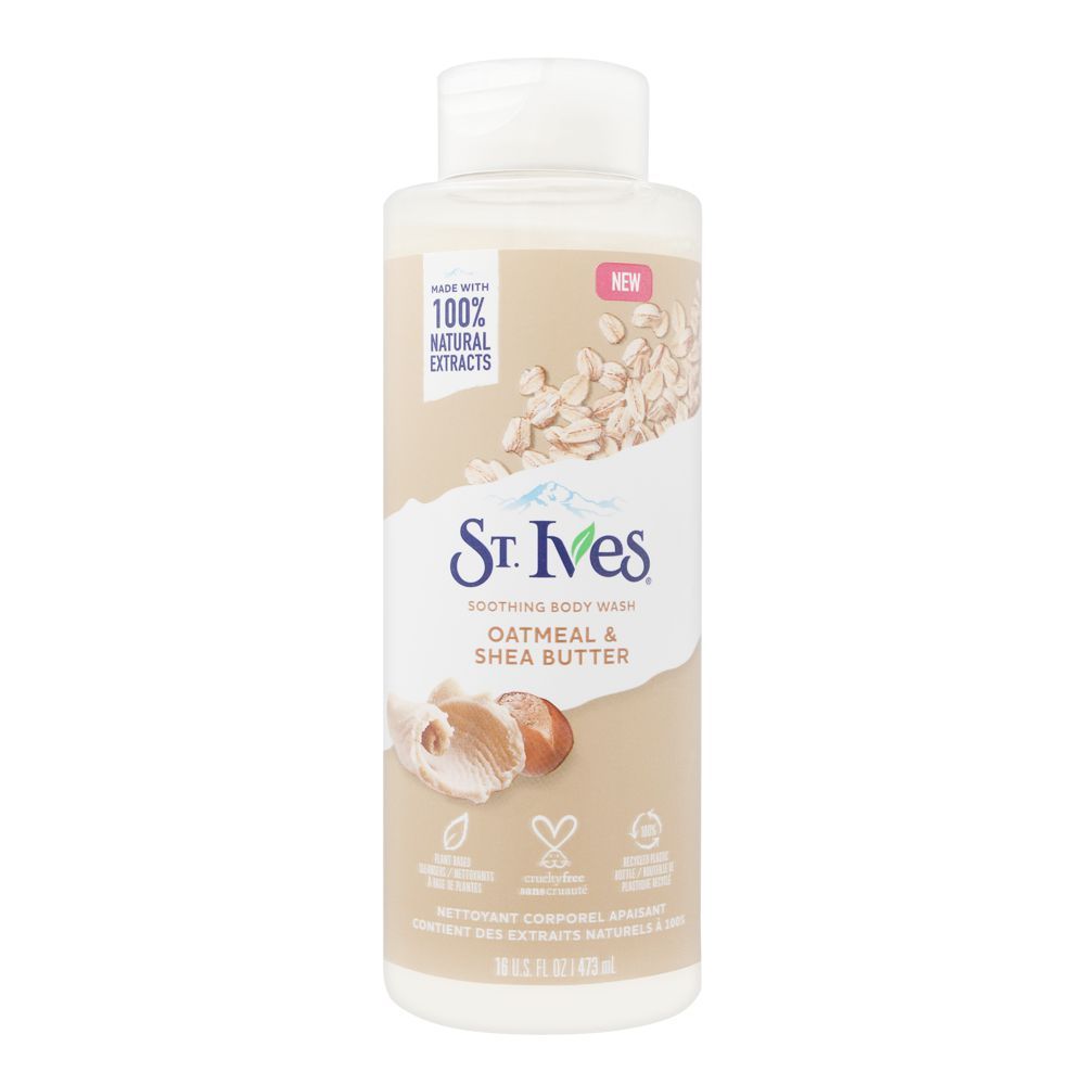 St. Ives Oatmeal & Shea Butter Soothing Body Wash, 473ml