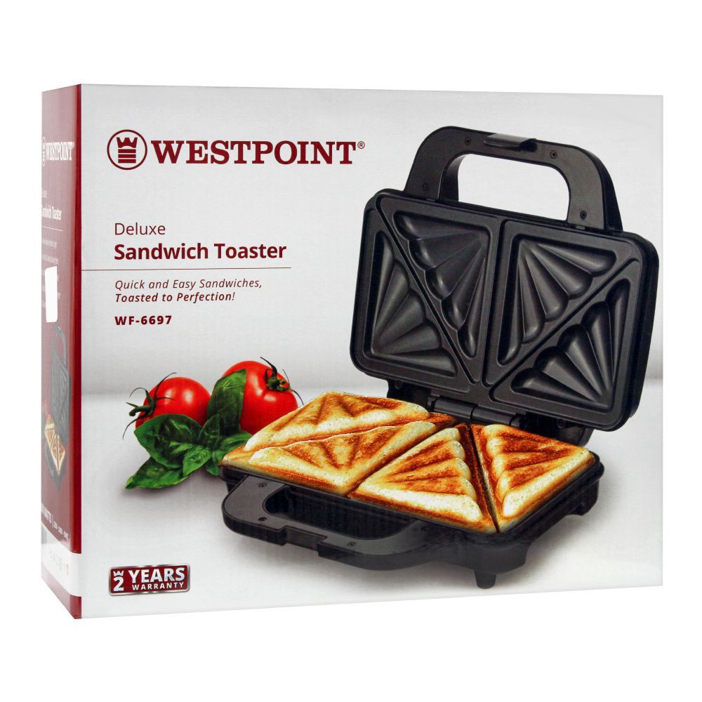 Buy West Point Deluxe Sandwich Toaster, 900W, WF-6697 Online at Special ...