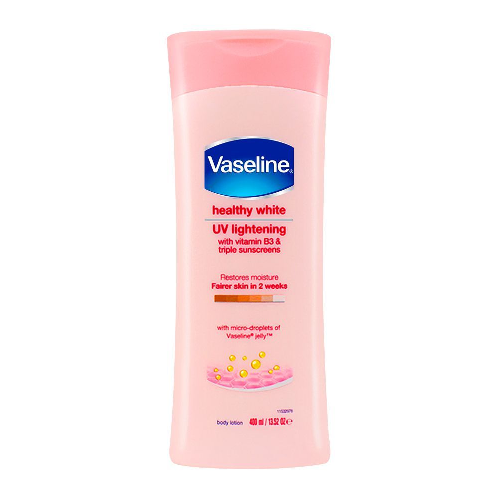 Vaseline Healthy White UV Lightening Restores Moisture Body Lotion, 400ml