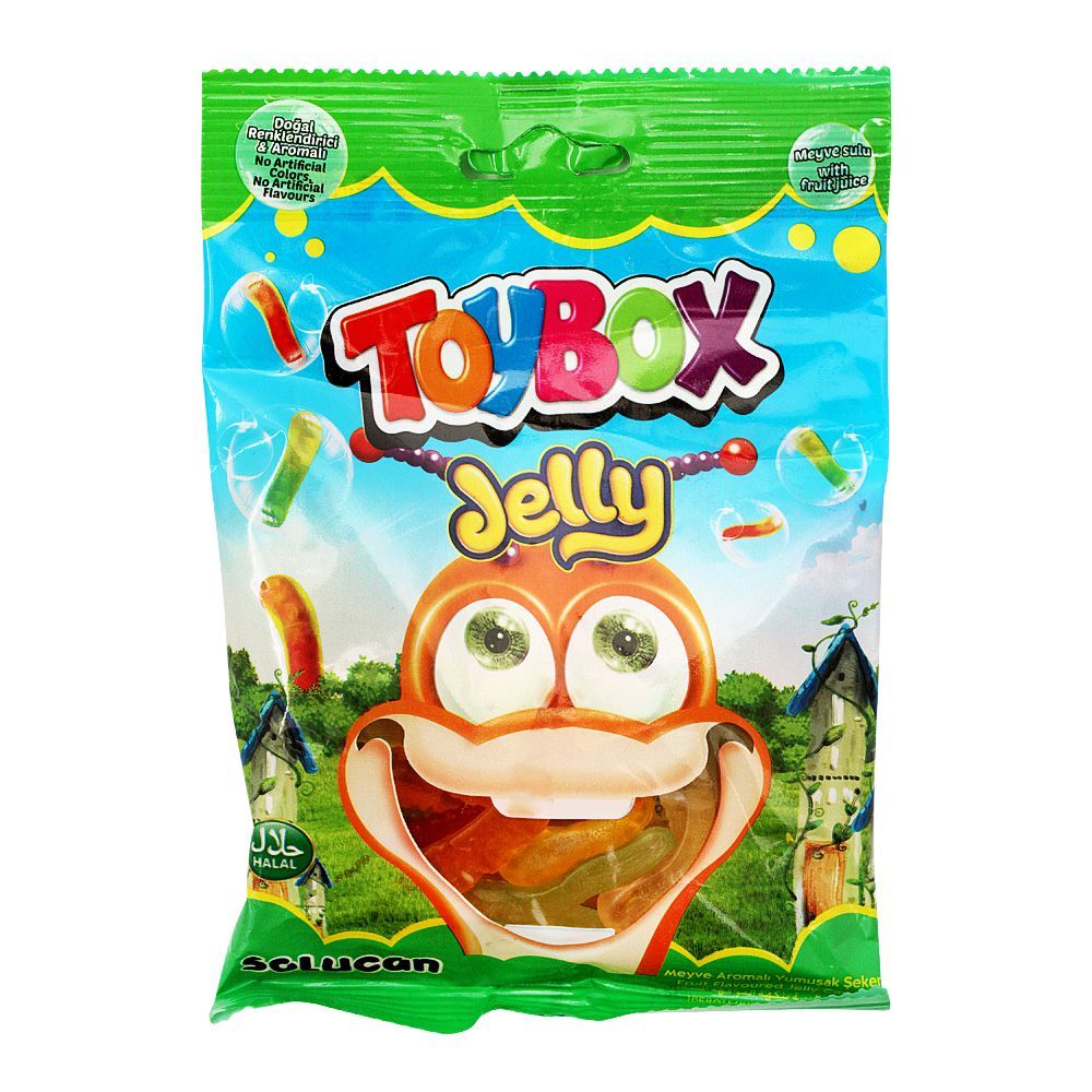 Toy Box Gummy Jelly Worm, 80g