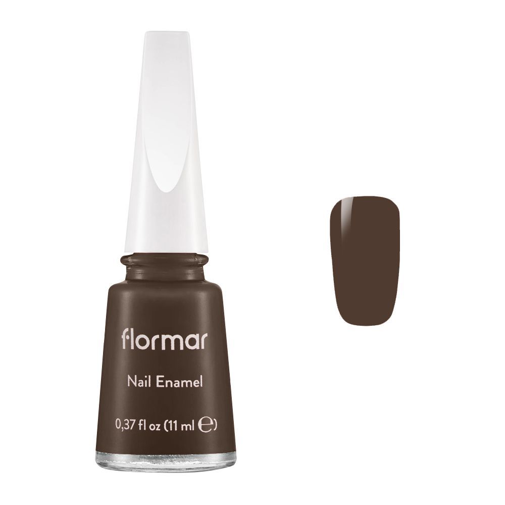 Flormar Nail Enamel, 428 Hot Chocolate, 11ml