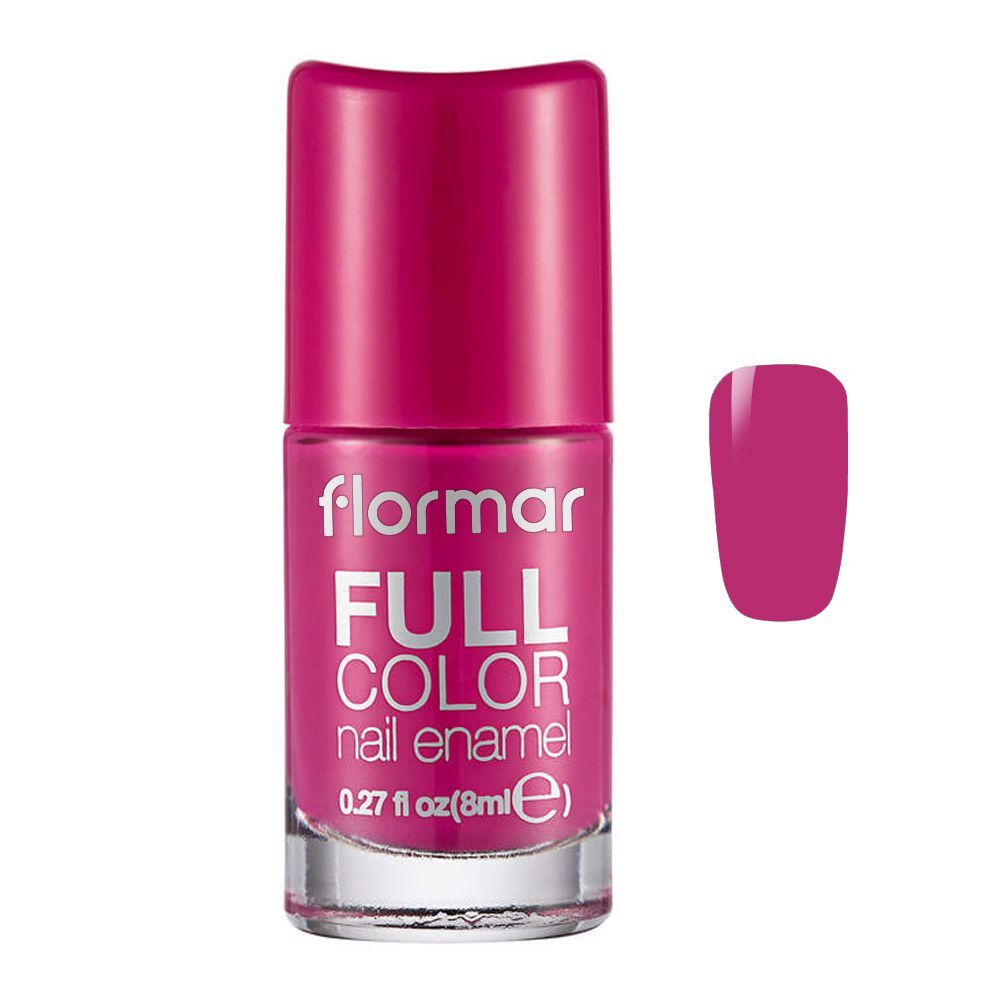 Flormar Full Color Nail Enamel, FC12 Love Is Blushing, 8ml