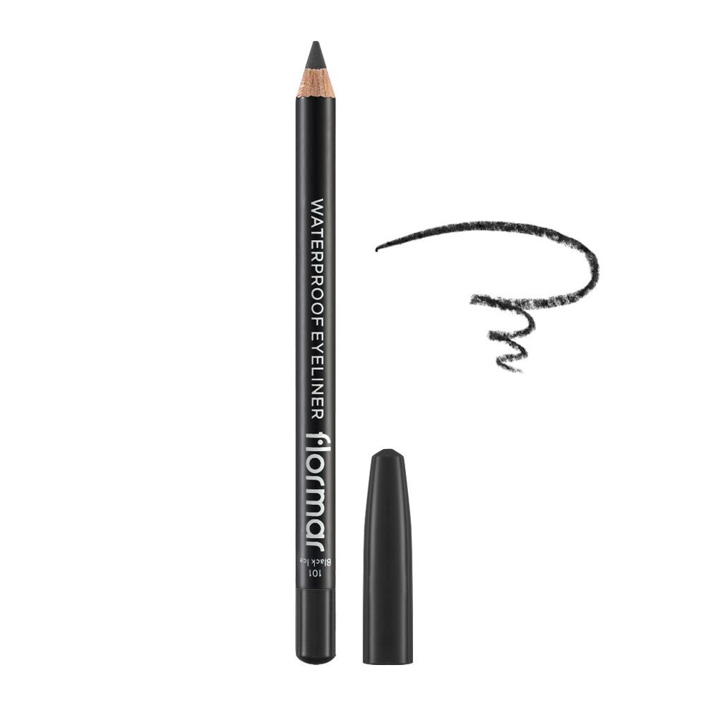 Flormar Waterproof Eye Liner, 101 Black Ice