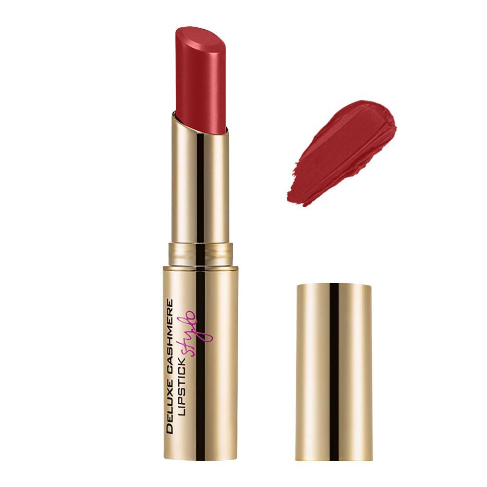 Flormar Deluxe Cashmere Stylo Lipstick, DC25, Perfect Crimson