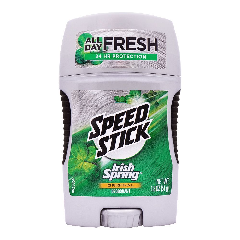 Speed Stick Irish Spring Original Deodorant Stick, For Men, 51g