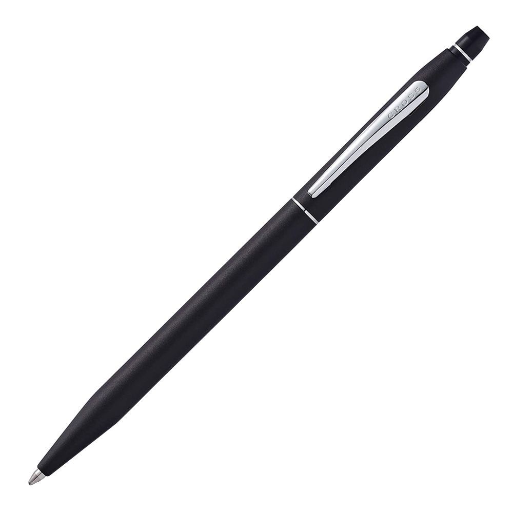 Cross Click Ballpoint Pen Bonus Gel Refill Matte Black, With Bonus Gel Refill, AT0622S-102