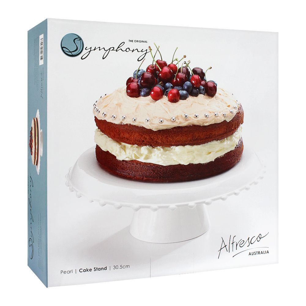 Symphony Pearl Cake Stand, 12 Inches, SY-7155