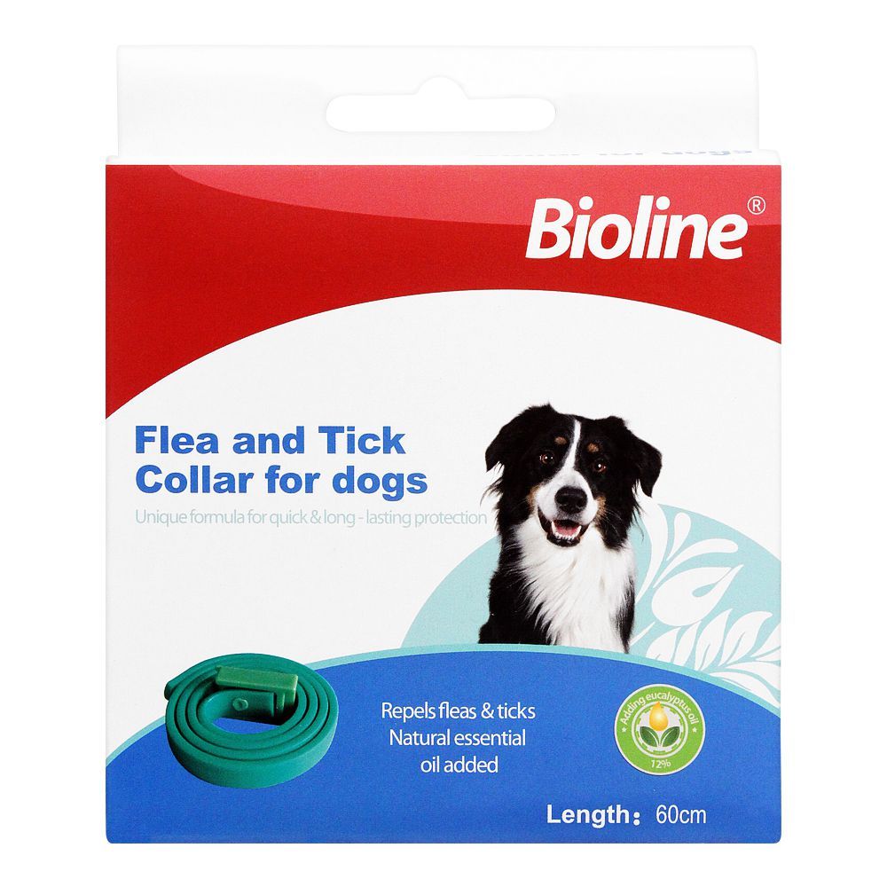 Bioline Flea & Tick Collar For Dogs, 60cm