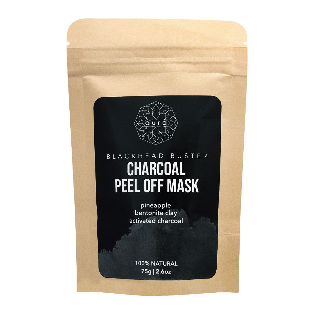Aura Crafts Trusting Nature Blackhead Buster Charcoal Peel-Off Mask, 75g