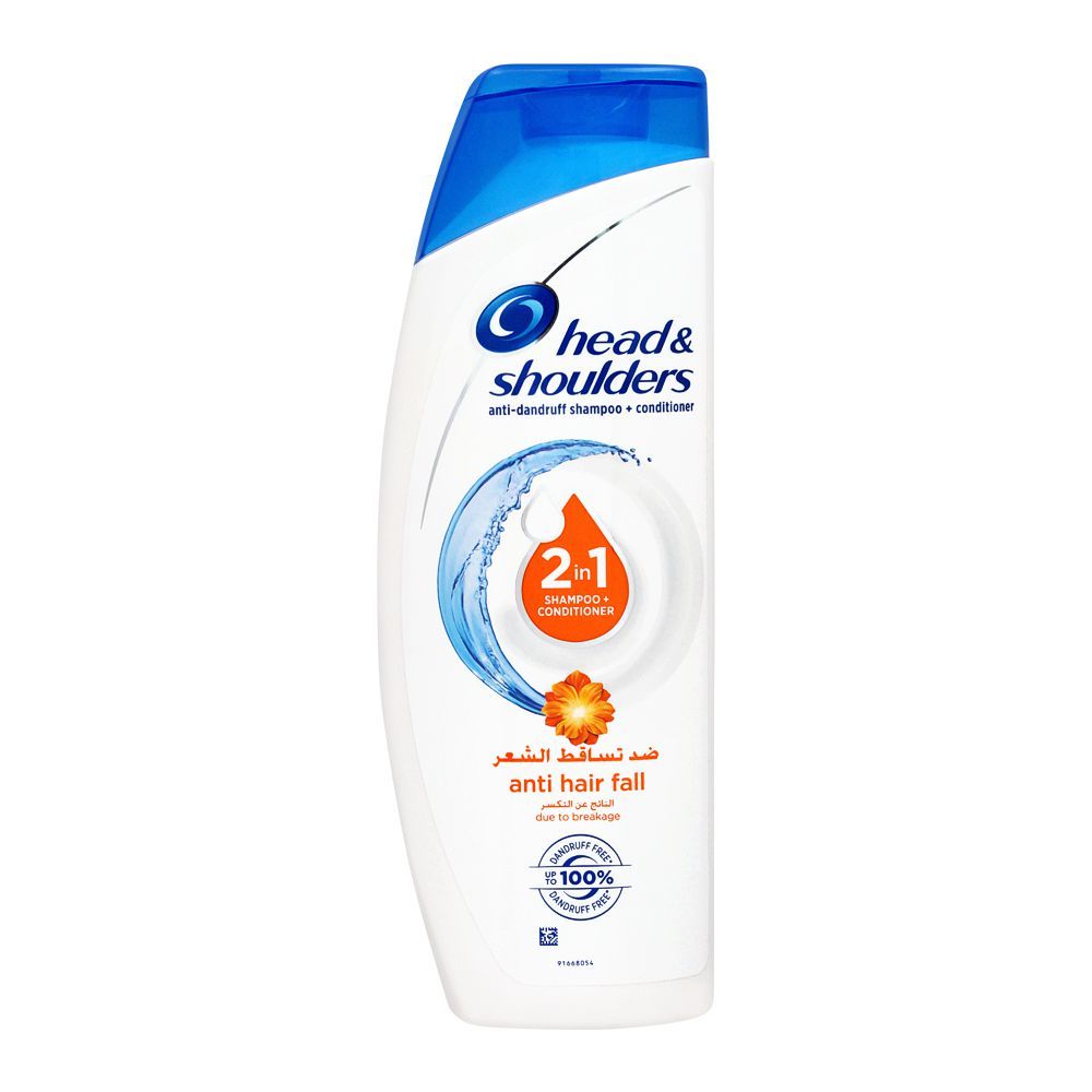 Head & Shoulders Anti-Hairfall 2-In-1 Anti-Dandruff Shampoo + Conditioner, 360ml