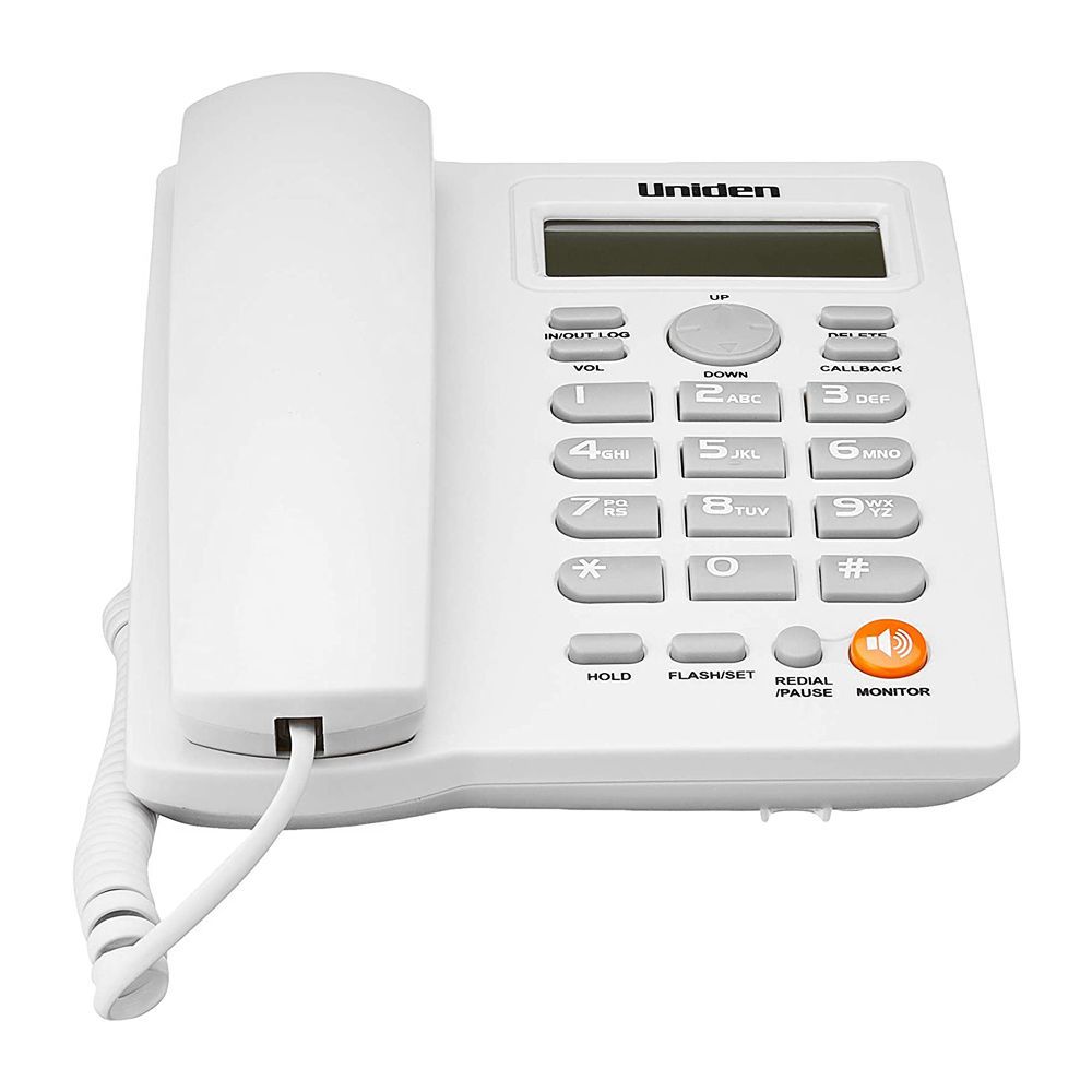 Buy Uniden Basic Series Caller ID One Way Speaker Landline Phone, White