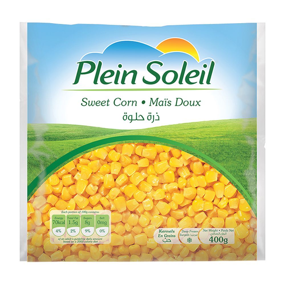 Plein Soleil Sweet Corn, Frozen, 400g