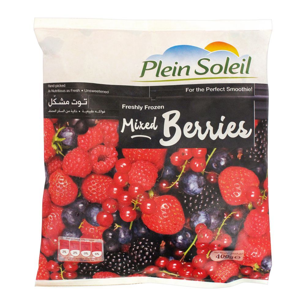 Plein Soleil Mixed Berries, Frozen, 400g