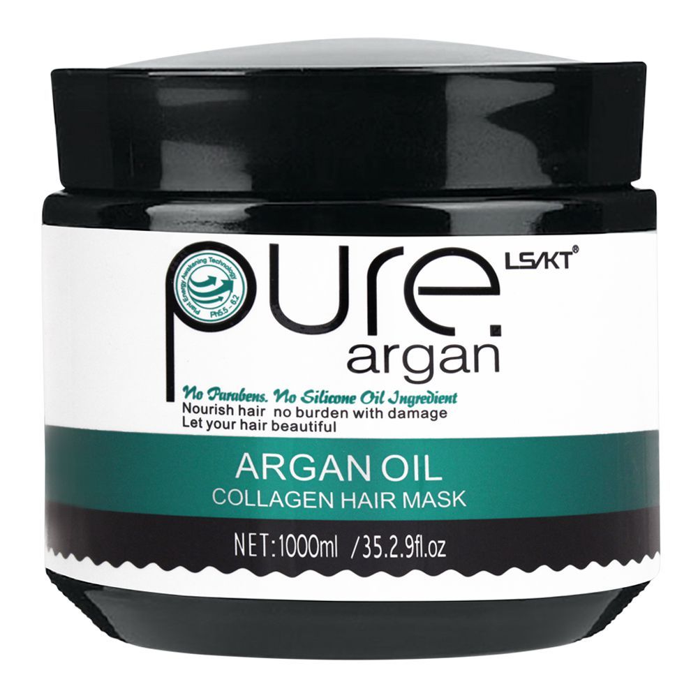 LS/LK Pure Argan Oil Collagen Hair Mask, 1000ml