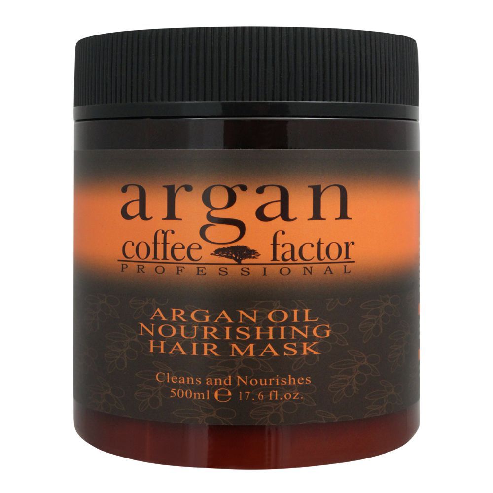 Coffee Factor Professional Argan Oil Nourishing Hair Mask, 500ml