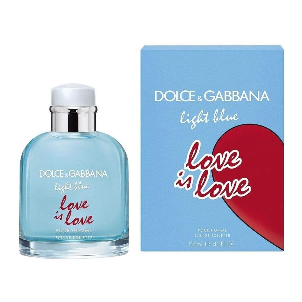 Dolce & Gabbana Light Blue Love Is Love Pour Homme Eau De Toilette, Fragrance For Men, 125ml