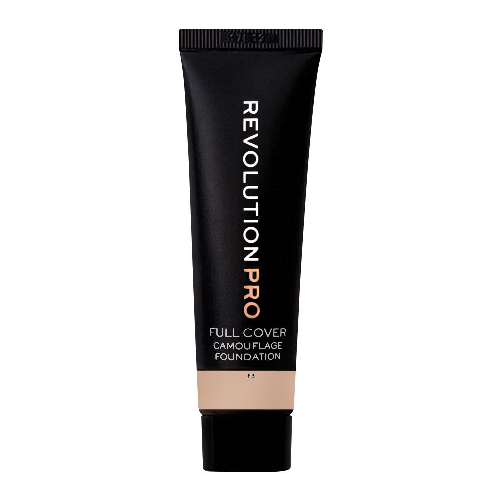 Makeup Revolution Pro Full Cover Camouflage Foundation, F3