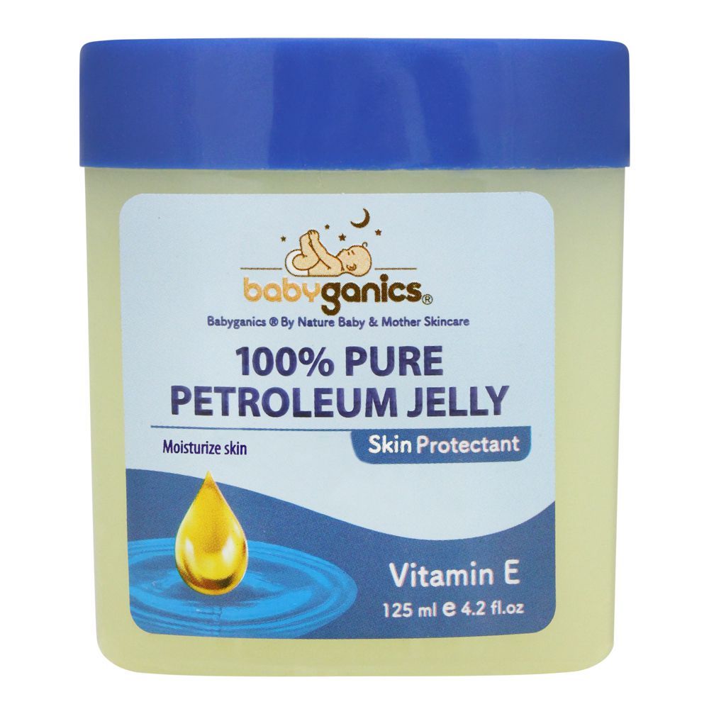 Baby Ganics Vitamin E 100% Pure Petroleum Jelly, 125ml