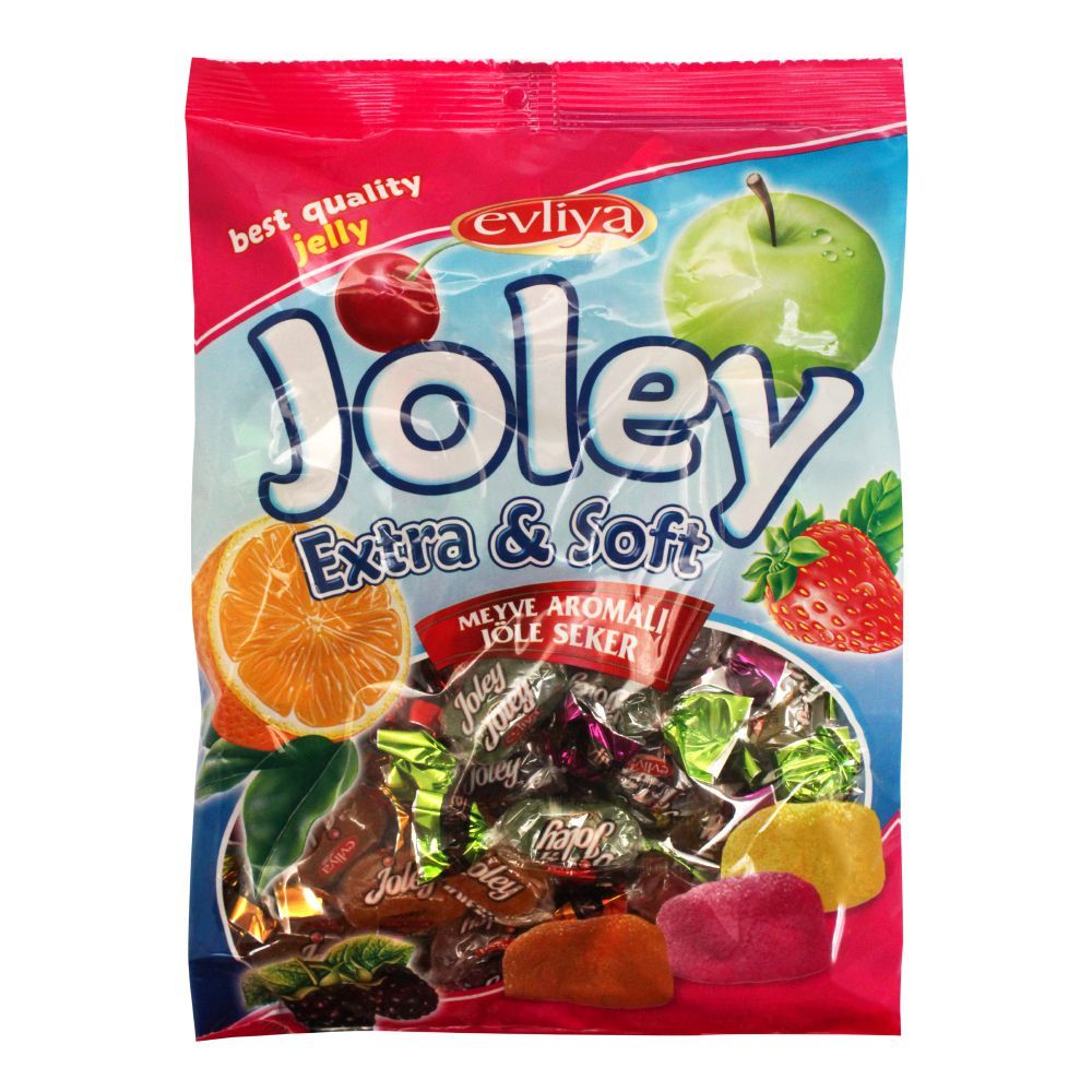 Evliya Joley Extra & Soft Fruit Candy, Pouch, 350g