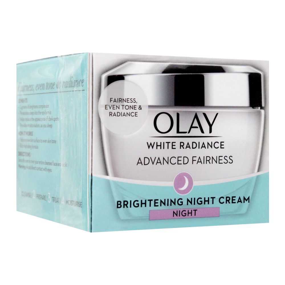 Olay White Radiance Advanced Fairness Brightening Night Cream, 50g