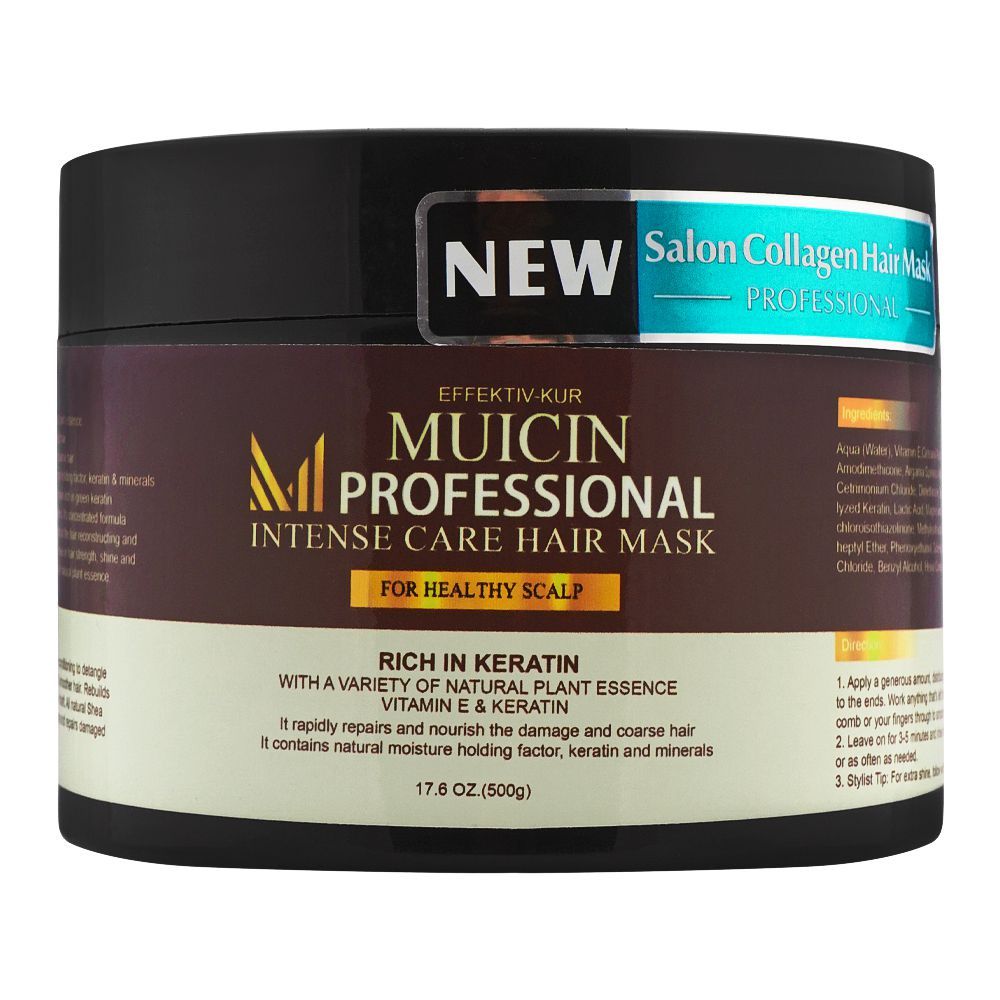 Muicin Professional Rich In Keratin Intense Care Hair Mask, 500g