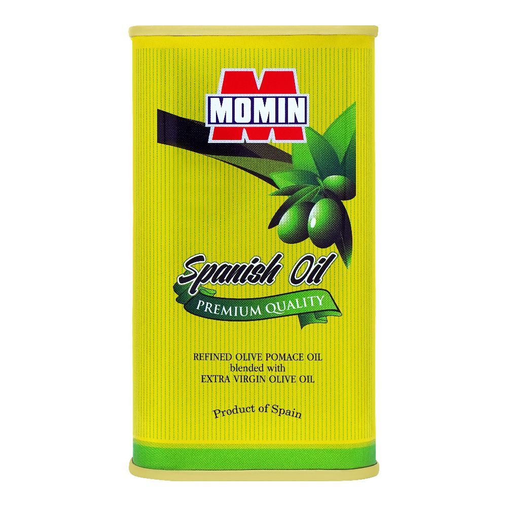 Momin Spanish Refined Olive Pomace Oil, Tin, 100ml
